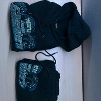 Tuta trapstar nera/blu