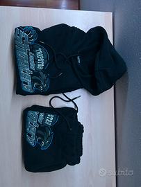 Tuta trapstar nera/blu