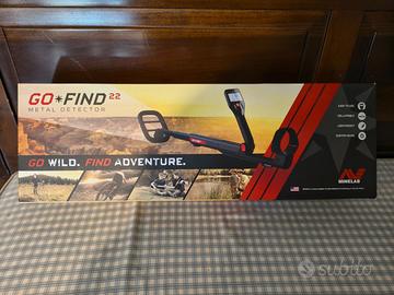 Minelab GoFind 22 Metal Detector 25,4cc NUOVO