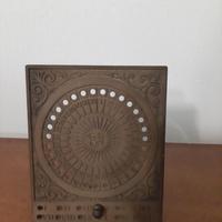 Calendario perpetuo in ottone
