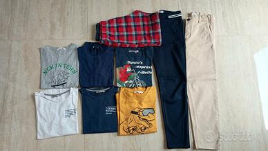 set di 8 capi di abbigliamento per bambino