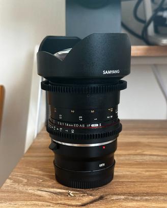 Obiettivi Samyang 14mm / T3.1 ED AS IF UMC VDSLR p