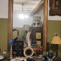 Specchio antico dorato