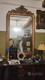 Specchio antico dorato