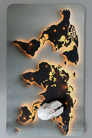(30x60) Tappetino da scrivania XXL grande con mapp
