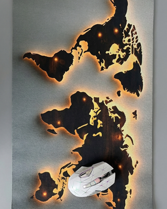 (30x60) Tappetino da scrivania XXL grande con mapp