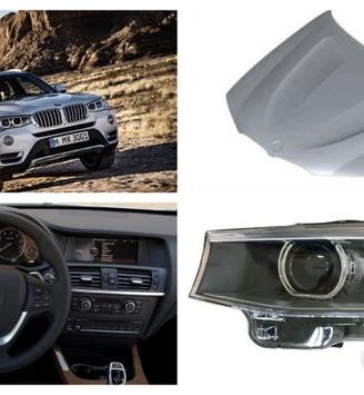Bmw X3 musata fanale parafango airbag freni 2015
