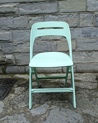 Sedie pieghevoli plastica acquamarina byIDF design