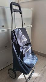 Carrellino spesa Blu/Grigio Gimi -Nuovo-