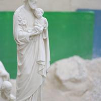 STATUA SAN GIUSEPPE CM 65 IN CEMENTO