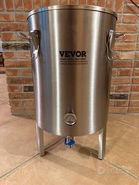 Fermentatore conico acciaio inox 60 litri
