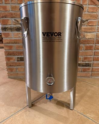 Fermentatore conico acciaio inox 60 litri
