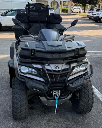 Quad Cforce 1000 Overland targa bianca