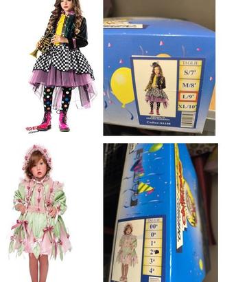 7 VESTITI CARNEVALE "VENEZIANO" e " PEGASUS"