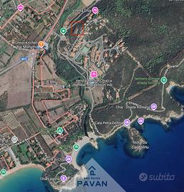 Terreno esclusivo con vista mare e Torre Chia