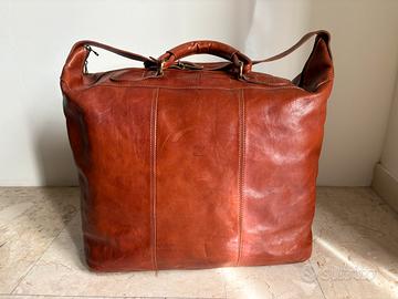 CARPISA rarissimo borsone vera PELLE 1994