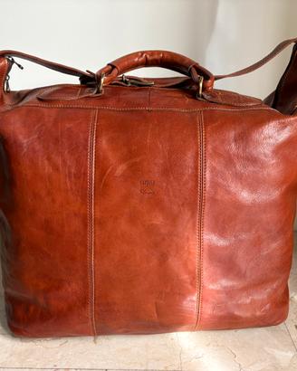 CARPISA rarissimo borsone vera PELLE 1994