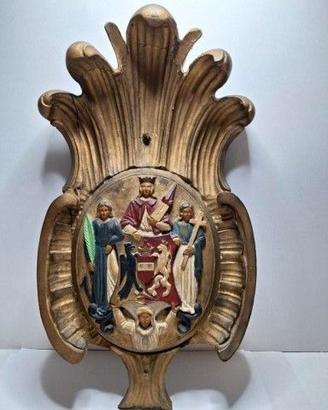 Antico stemma in legno (sigla di Ferdinando III)