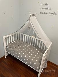 Lettino con materasso