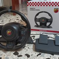 Volante con pedaliera Abarth per PlayStation 4 e 5