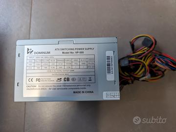 alimentatore case PC 500w