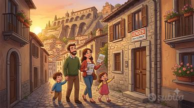 Famiglia con due bimbi acquista casa a Palestrina