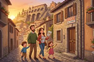 Famiglia con due bimbi acquista casa a Palestrina