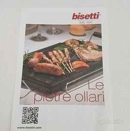 Pietra ollare Bisetti cm.40x25 imballo originale