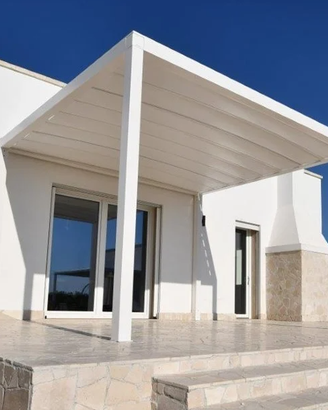 Pergola con TELO TESO mt.3x3 in alluminio