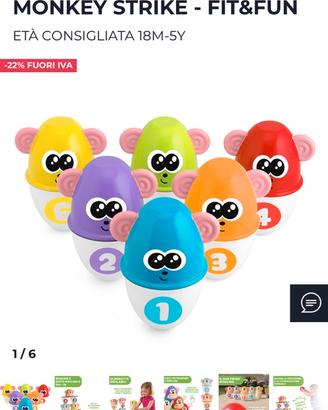 GIOCHI BAMBINI - CHICCO BOWLING