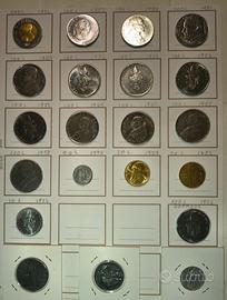 Lotto 21 Monete Vaticano -Pio XII, Paolo VI, GP II