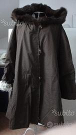 Cappotto impermeabile interno strisce mongolia
