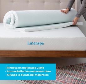 Topper Matrimoniale, alto 5 cm 160 x 200 cm