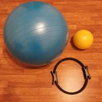 Kit allenamento pilates fitball- ring- small ball