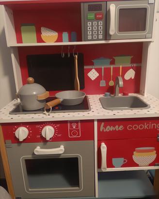 Cucina giocattolo in legno Wood 'n Play Completa