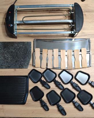 Raclette completa di accessori