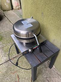 Crepiera professionale a doppia piastra