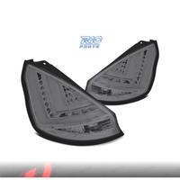 FANALI FORD FIESTA MK7 12-17 LIGHT BAR FONDO CROMA