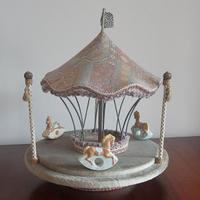 Piccole Cose Pieli Giostra Carillon con cavalli