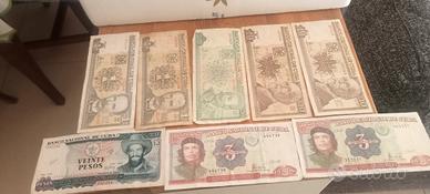 banconote e monete cubane 