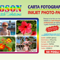 Carta fotografica 10x15 per inkjet n. 4.000 fogli