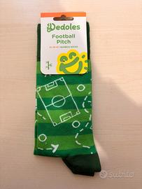 Calze Dedoles verdi tema Calcio 39-42