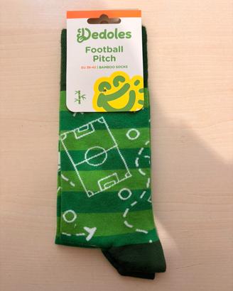 Calze Dedoles verdi tema Calcio 39-42