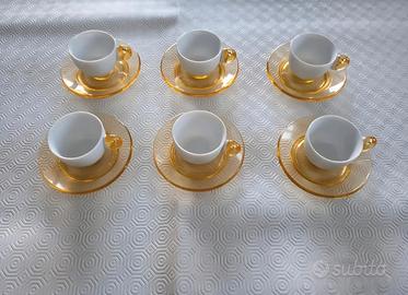 Set 6 Tazzine Caffè Guzzini Giallo