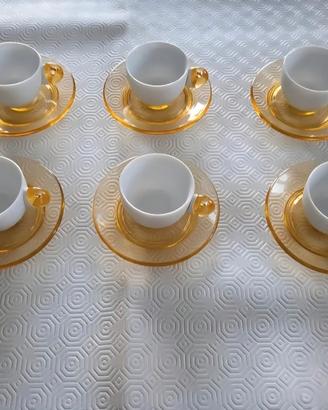 Set 6 Tazzine Caffè Guzzini Giallo