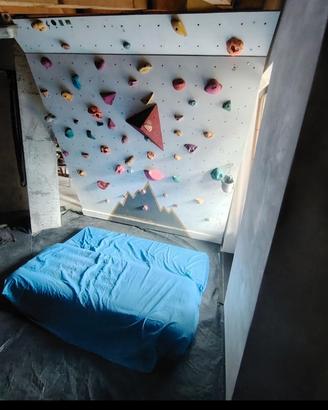 Parete arrampicata boulder 
