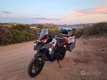 Benelli trk 702 X tris valigie bauletti