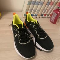 Champion sneakers uomo n.44 nere con dettagli fluo