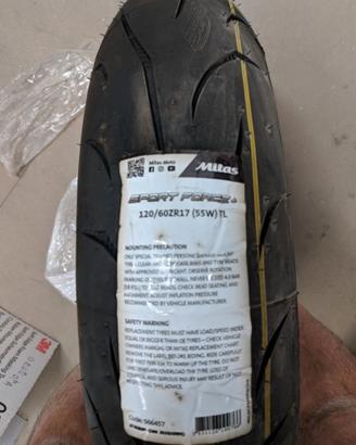 mitas 120/60 r17  pneumatico moto