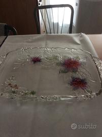 Vassoio in vetro